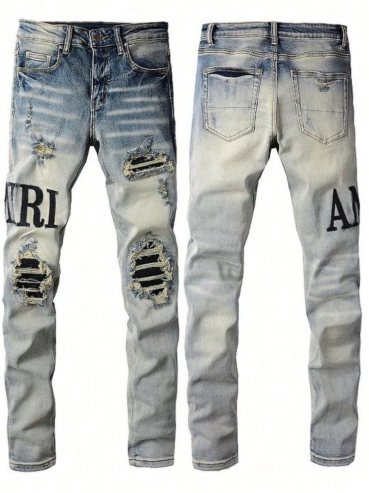 Amiri MX1 Distressed Skinny Jeans