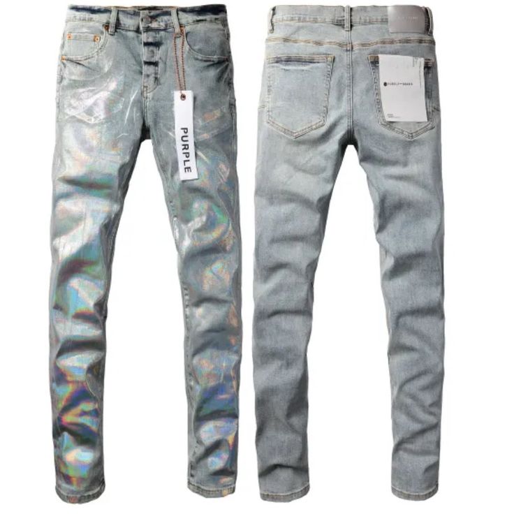 P001 Purple-brand Jeans