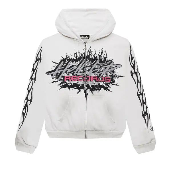 HellStar Records Glitter Zip Up Hoodie