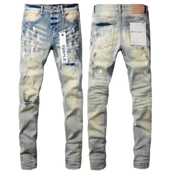 P001 Purple-brand Jeans