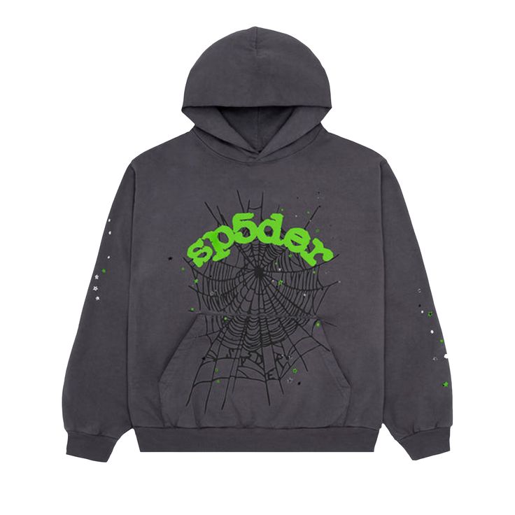 Sp5der Web Hoodie 'Grey'
